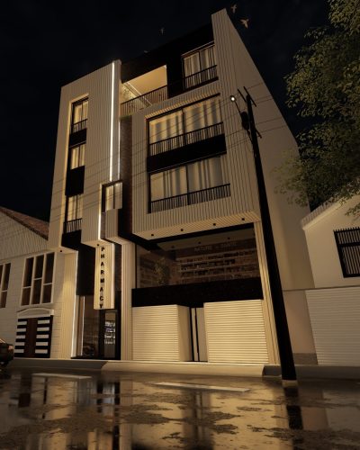363-متریال فایبرسمنت بورد؛ جدیدترین تکنولوژی نما دفتر معماری ساب