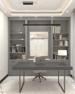 244-بازسازی فضای مطالعه در اتاق خواب رشت
