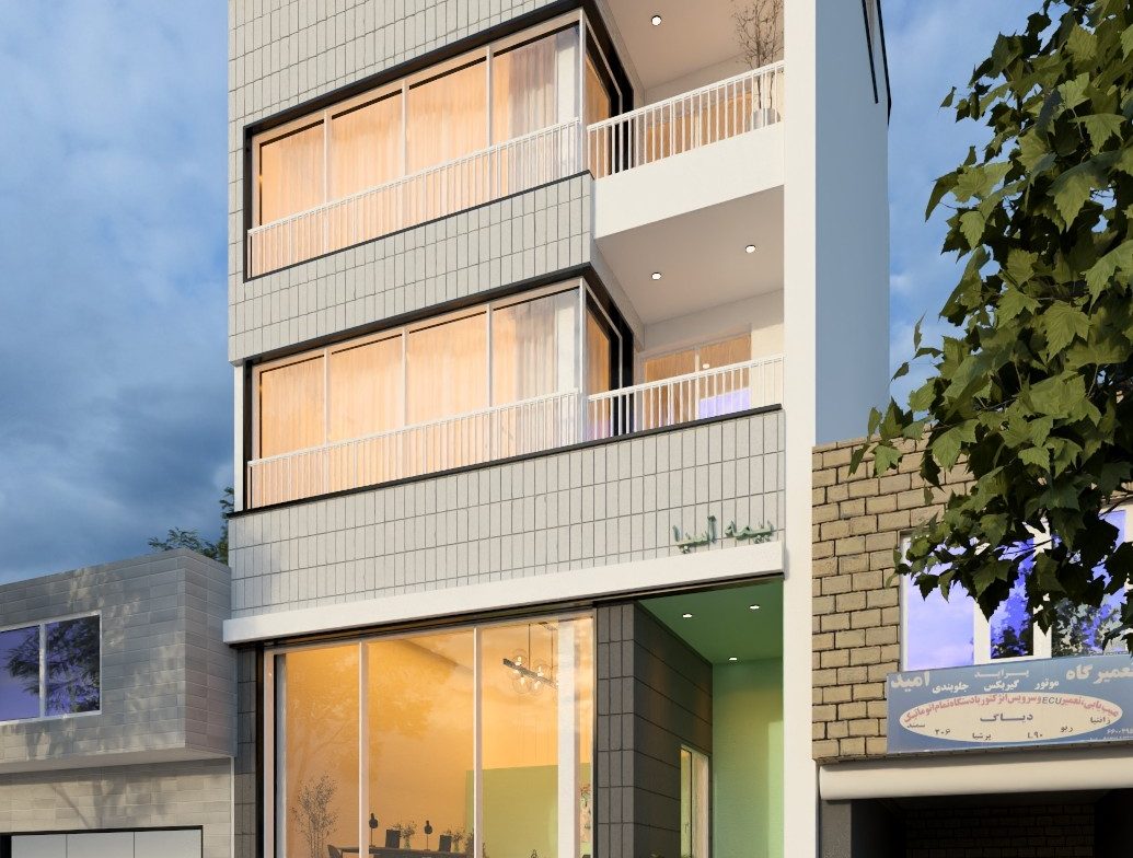 379-طراحی نما مدرن در رشت-دفترمعماری ساب