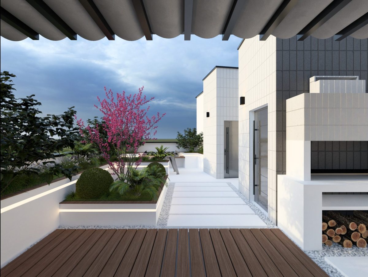 371-طراحی روف گاردن در رشت-دفتر معماری ساب