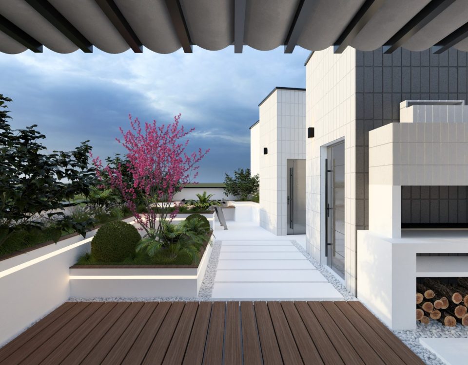371-طراحی روف گاردن در رشت-دفتر معماری ساب