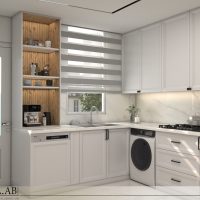-طراحی آشپزخانه یو شکل -طراحی آشپزخانه یو شکل