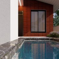 استفاده از مصالح رنگی در نماسازی ایجاد جلوهای متفاوت در ویلاهای رشت استفاده از مصالح رنگی در نماسازی ایجاد جلوهای متفاوت در ویلاهای رشت